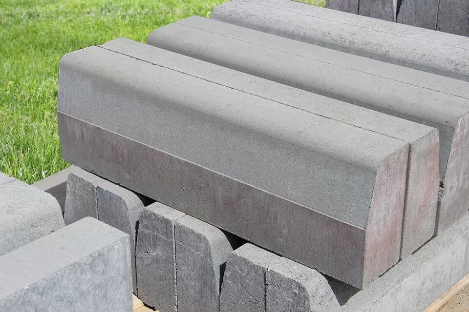 Concrete Curbstone from DRAX Mold