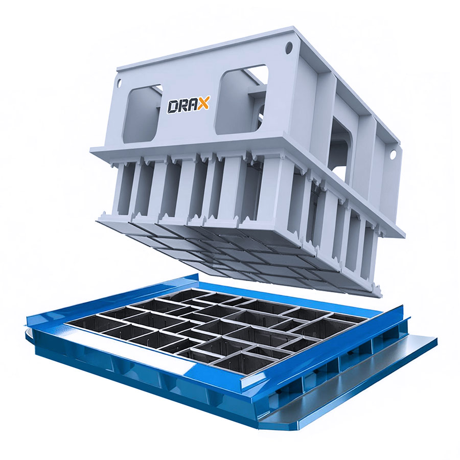 DRAX Concrete Paver Block Machine Mold