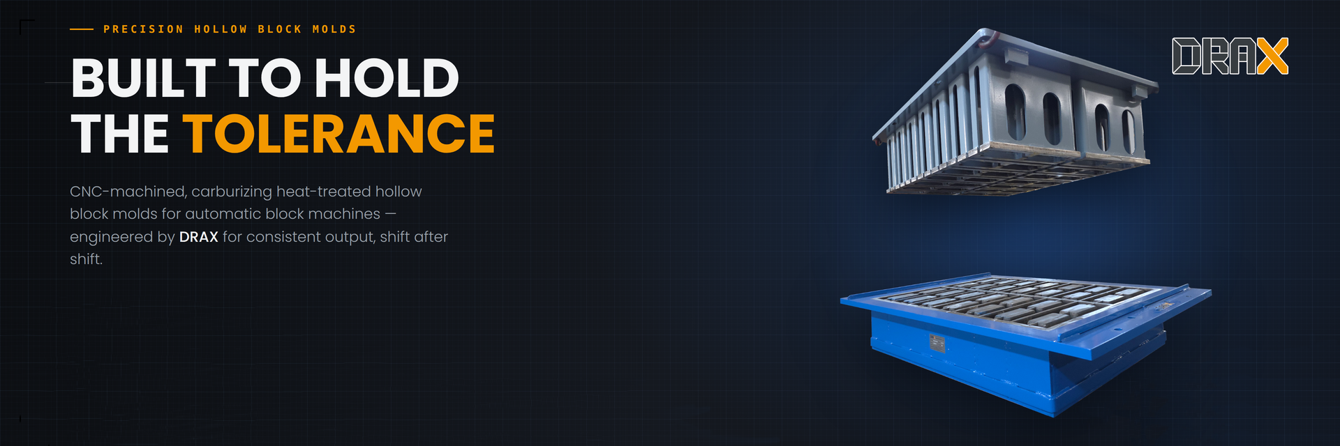 Hollow Block Mold Manufacturer & Supplier - DRAX